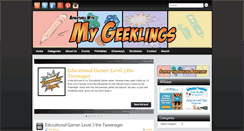 Desktop Screenshot of mygeeklings.com
